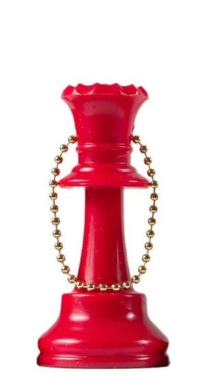Sleutelhanger dame rood Sleutelhanger dame rood